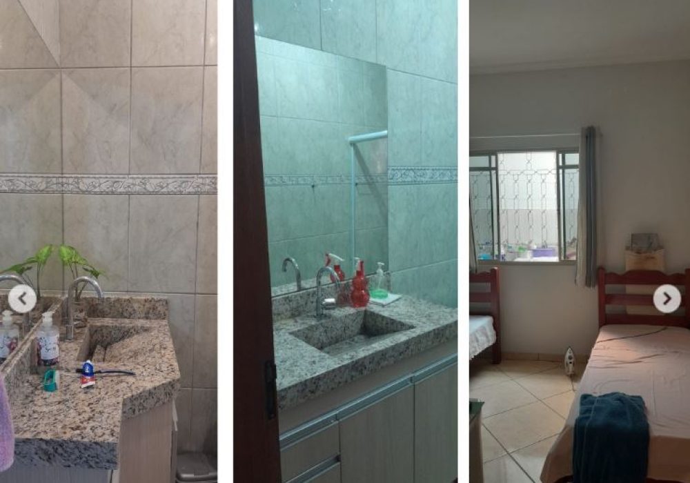 banheiros e quarto